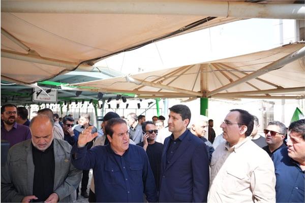 حضور وزیر ارتباطات و فناوری اطلاعات در پایانه مرزی مهران