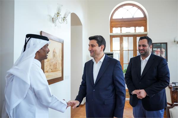 دیدار سفیر قطر با وزیر ارتباطات