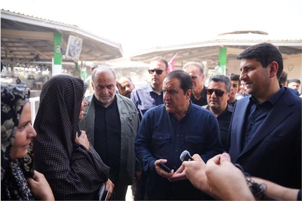 حضور وزیر ارتباطات و فناوری اطلاعات در پایانه مرزی مهران