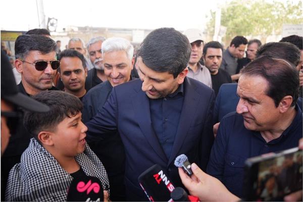حضور وزیر ارتباطات و فناوری اطلاعات در پایانه مرزی مهران