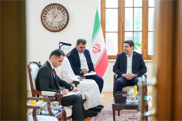 دیدار سفیر قطر با وزیر ارتباطات